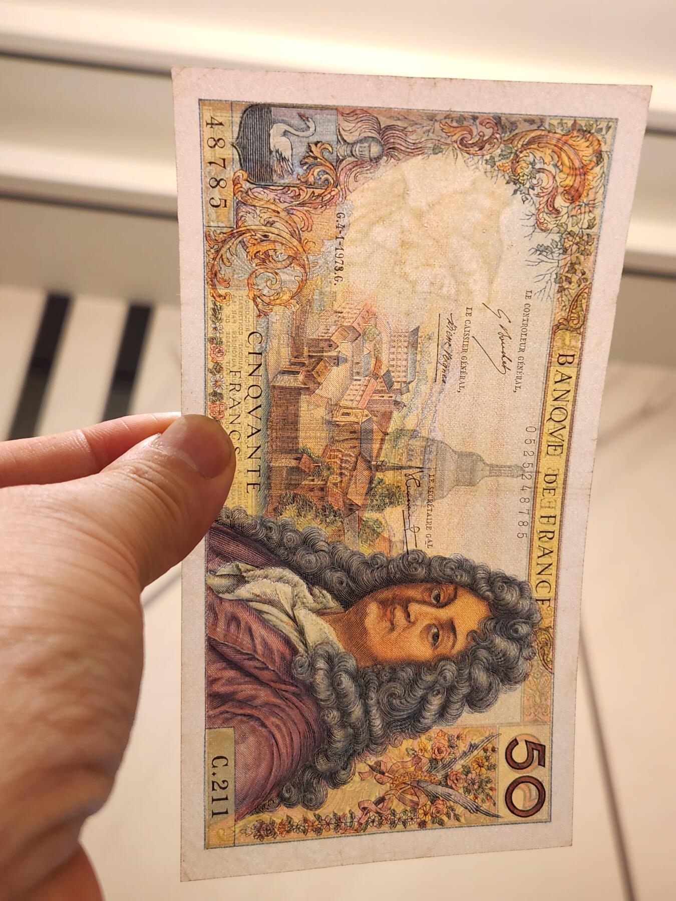 3月27号晚上8点 外国纸币自动截拍第46场 50法郎美品