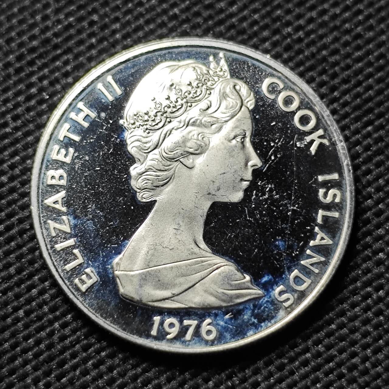 KK钱币收藏小铺  第408期 2月预留时间 周末发货   1976库克10分 精制币