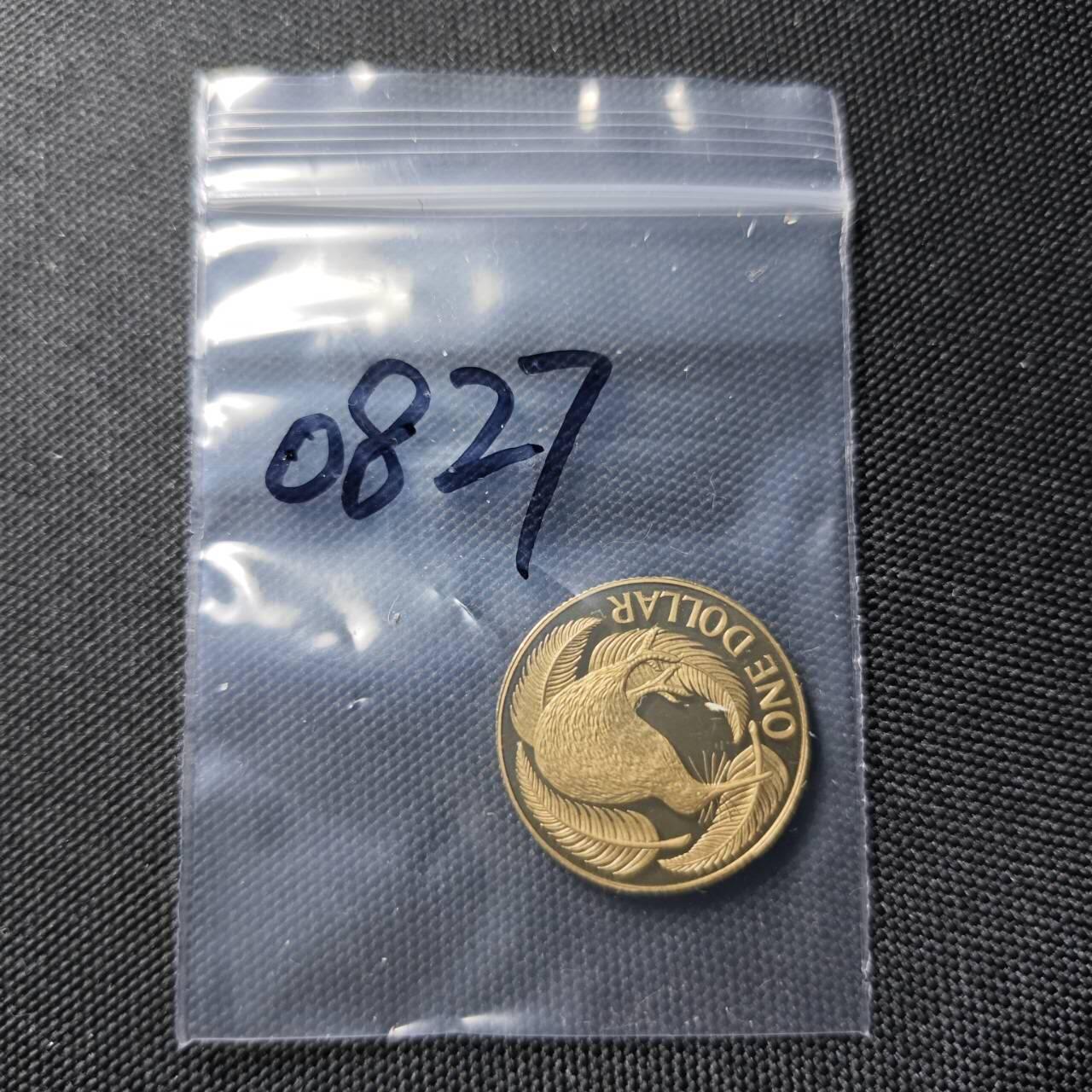 KK钱币收藏小铺  第408期 2月预留时间 周末发货  2002新西兰1元精制币