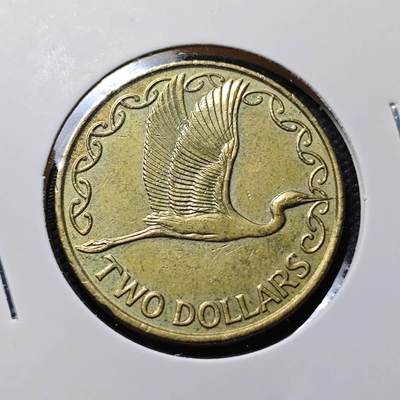 KK钱币收藏小铺  第408期 2月预留时间 周末发货 -  新西兰2元