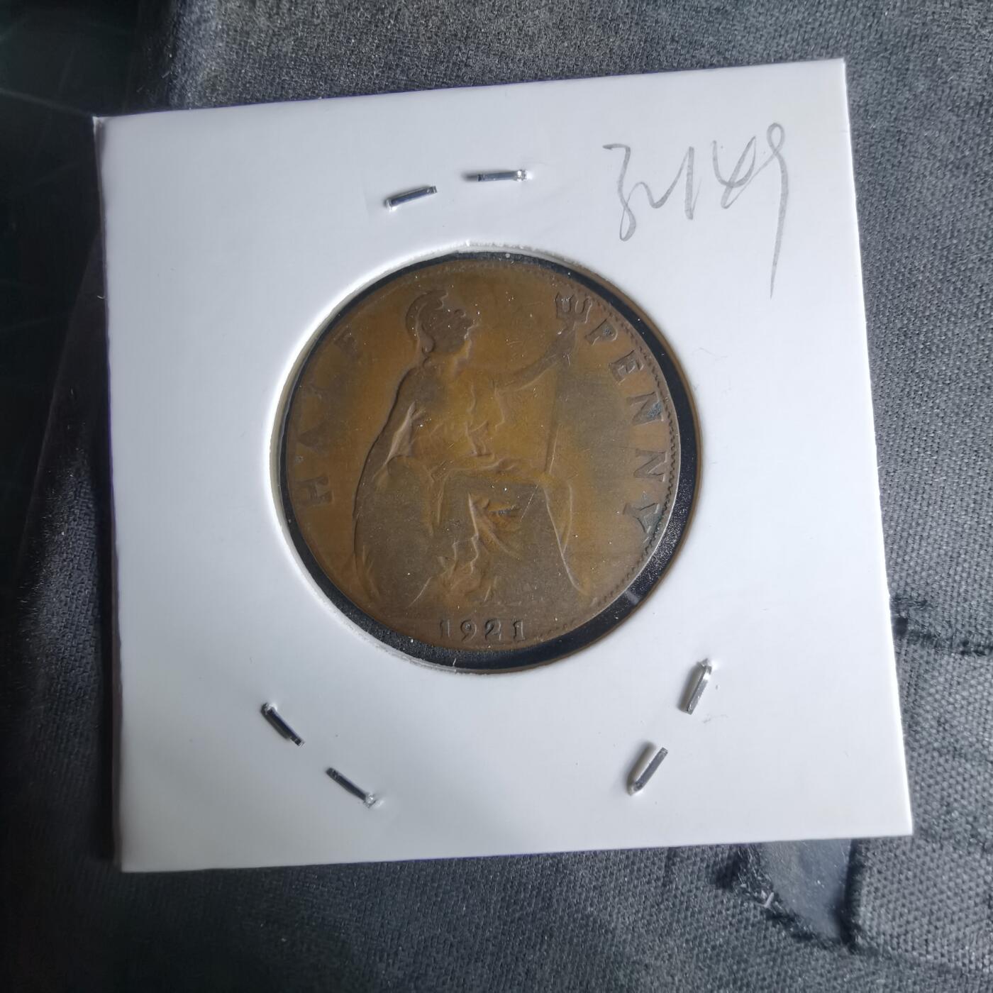 沼泽如烟--第1032场 英国1921年半便士