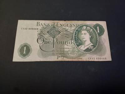 博彦收藏    4月1日 8点 钱币专场 - 英国旧版1镑 流通品