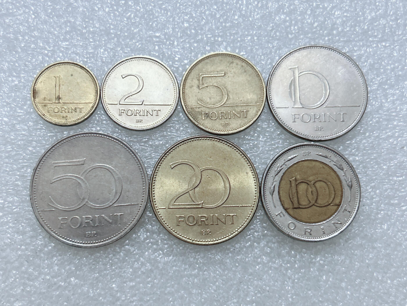 第一海外回流一元起拍收藏 散集专场  第306期 匈牙利硬币7枚套