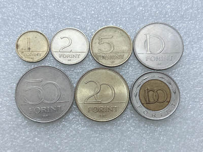 第一海外回流一元起拍收藏 散集专场  第306期 - 匈牙利硬币7枚套