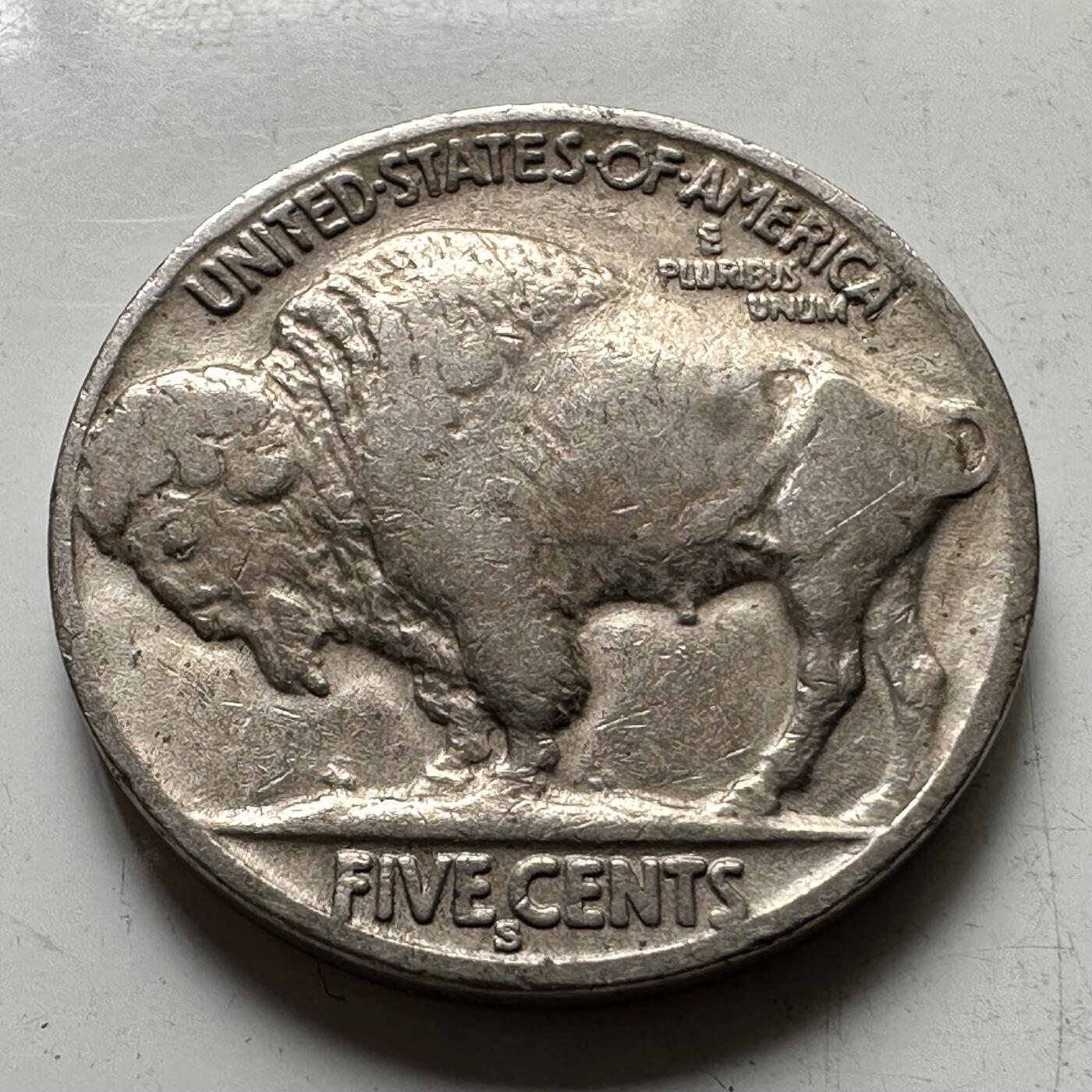 🌹外币初藏🌹🐯2026年第34场   每周二四六晚8️⃣点 接代拍 美国 1937年 印第安野牛 5分 铜镍币 