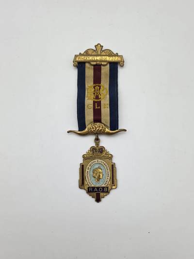 共济会拍卖专场 - 共济会-英国皇家R.A.O.B. 加冕纪念勋章