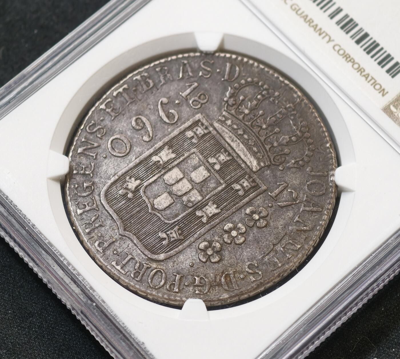 “方寸甄品”甄品场，甄臻铺-世界币章拍卖（第57期，直播拍卖），送拍享返佣金等优惠多多 NGC-XF45 1817R 巴西968R 大银币，包浆醇厚，细节都在