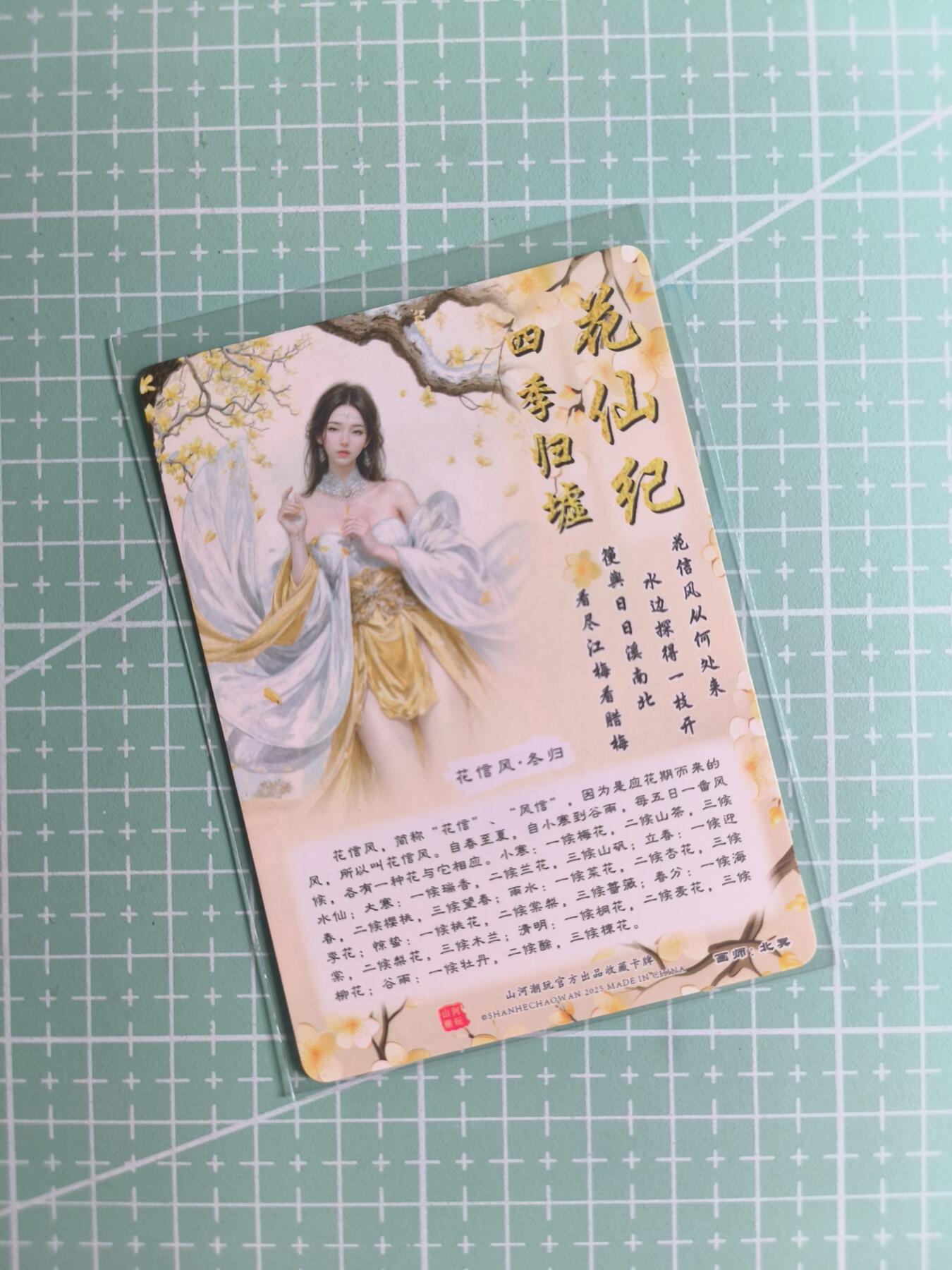 C先生 第25期 零抽层免费代拍  持续收拍品中  需要送拍的老板可以加微私聊 【粗闪】山河潮玩×北冥《四季归墟》花信风·冬归