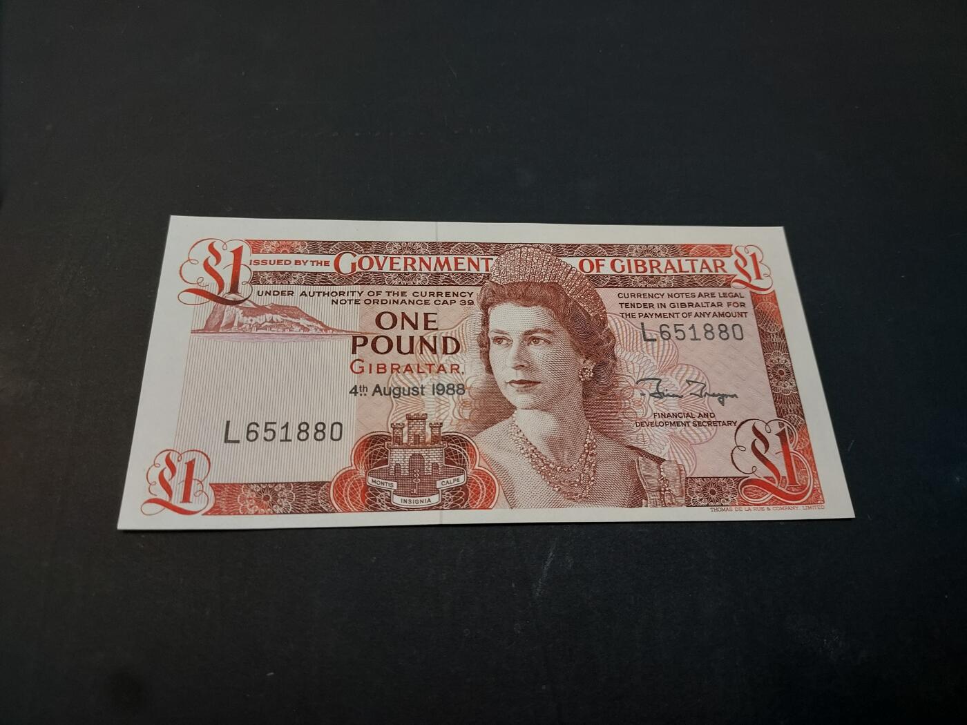 博彦收藏    4月1日 8点 钱币专场 直布罗陀女皇1镑 UNC 