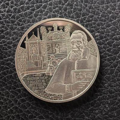 道一币馆币章第一百七十二场 - 奥地利2004年赫尔布伦城堡10欧元纪念银币 17.3g 925S 