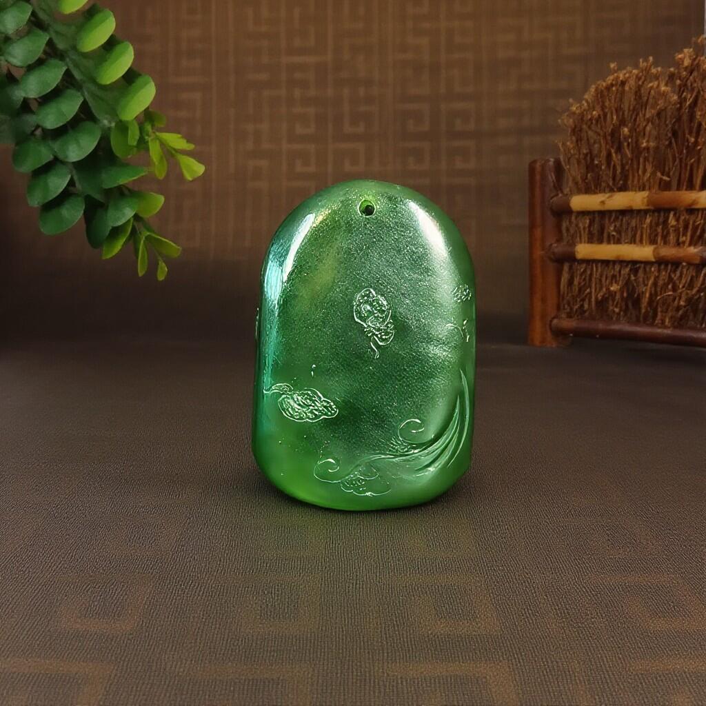 碧月说宝 君子怀瑾·当代和田玉清风专场(六) 和田碧玉和和美美