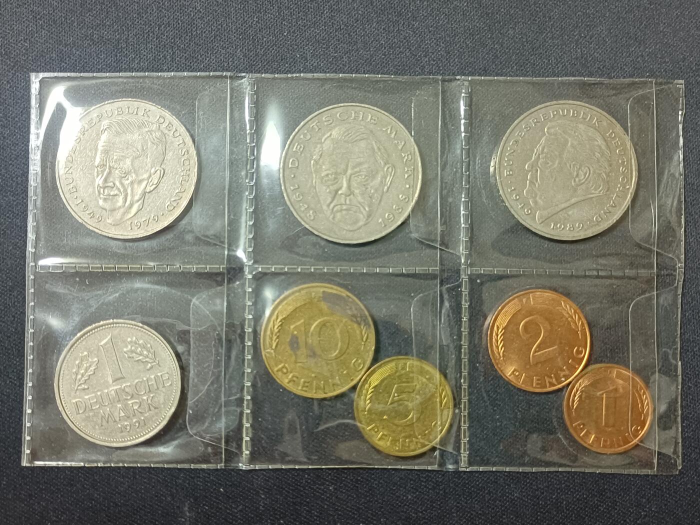 【游宝拍卖】丙午马年第15期 德国1991年 8枚都是F厂标