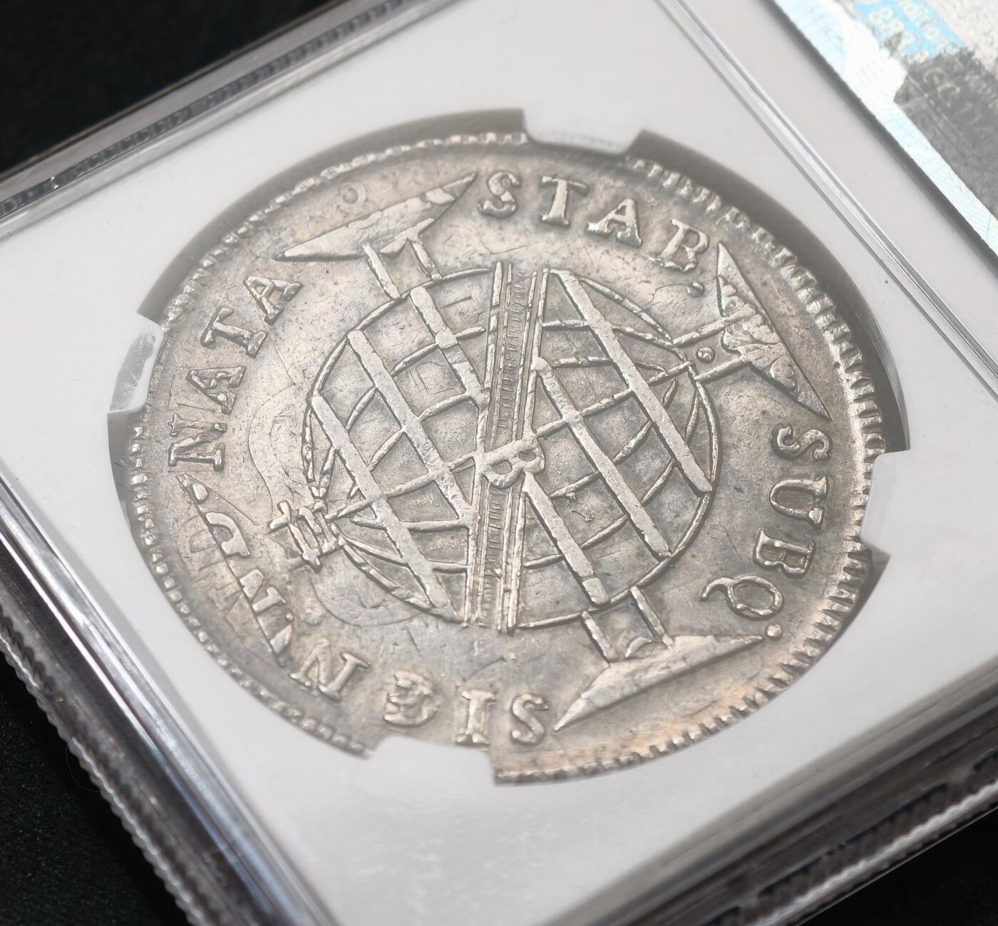 “方寸甄品”甄品场，甄臻铺-世界币章拍卖（第57期，直播拍卖），送拍享返佣金等优惠多多 NGC-AU55 1814B 巴西960R 大银币，老味道包浆