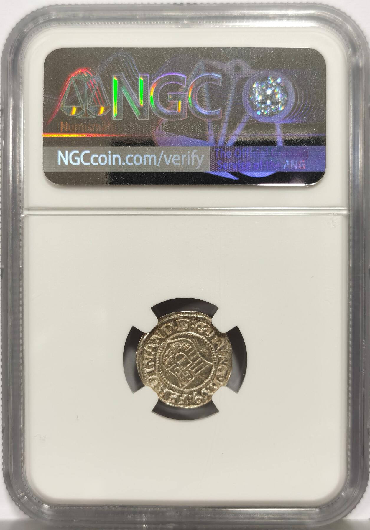 博洋堂“芳菲春韵”3月精品大拍专场暨第166期（全场包邮） NGC MS64 神罗匈牙利1539年圣母抱婴1第纳尔小银币，NGC冠军分！