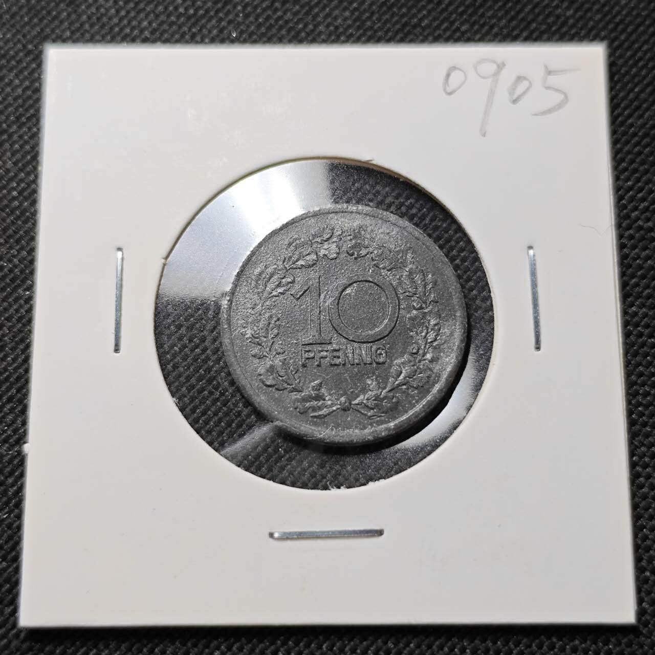 KK钱币收藏小铺  第409期 2月预留时间 周末发货  德紧10芬尼代币