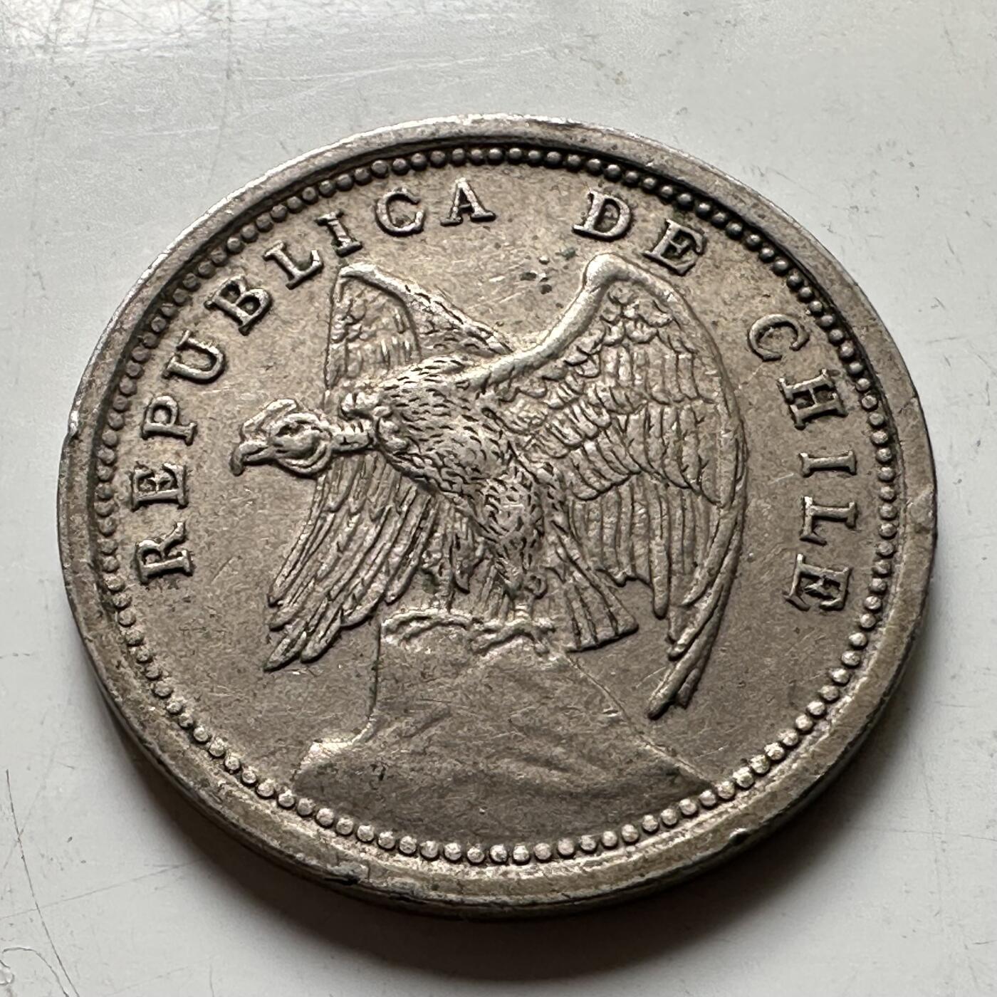 🌹外币初藏🌹🐯2026年第34场   每周二四六晚8️⃣点 接代拍 智利 1934年 安第斯神鹰 10分