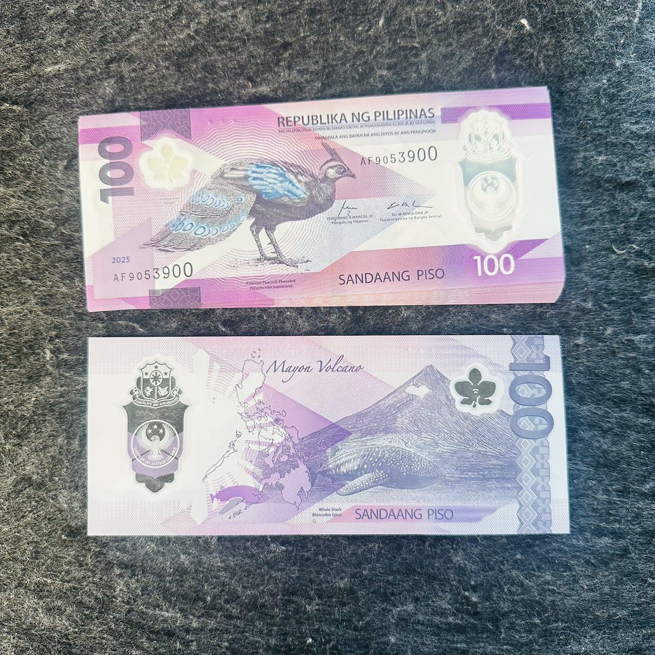 🇵🇭🇲🇺2609￥￥菲律宾2024年50比索，首发年份，2025年100和1000比索，新年份，毛里求斯2024年25卢比，新年份 菲律宾2025年100比索，新日期，AF9053900