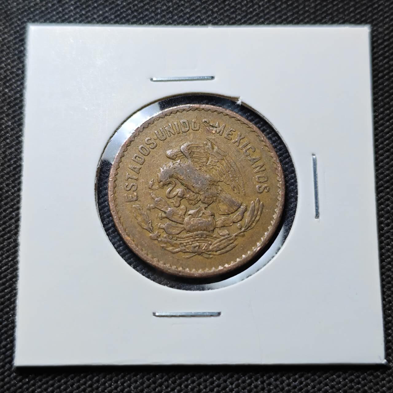 KK钱币收藏小铺  第407期 2月预留时间 周末发货  1954墨西哥10分