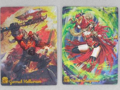 龙虎卡牌-八零场，奇点炸场！！（满200元包邮，无佣金，每周六结拍，欢迎送拍） - 粗闪2张 奇点 炉石英雄 - 战士&刺客