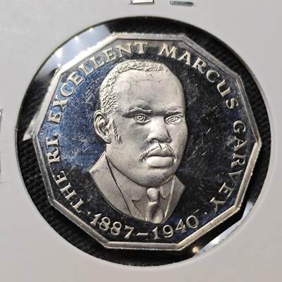 KK钱币收藏小铺  第408期 2月预留时间 周末发货 -   1976牙买加50分精制币