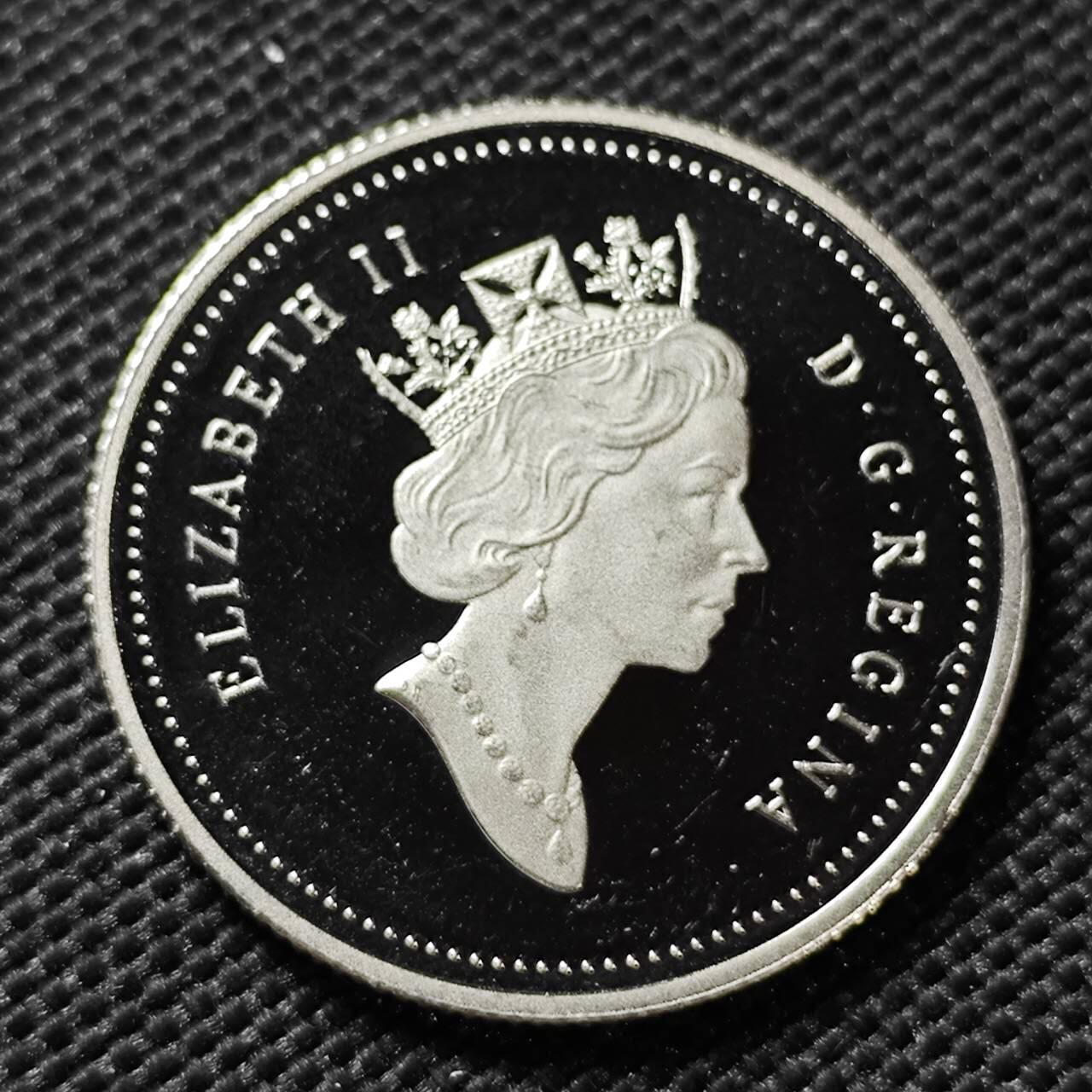 KK钱币收藏小铺  第408期 2月预留时间 周末发货    1992加拿大25分精制 纪念币