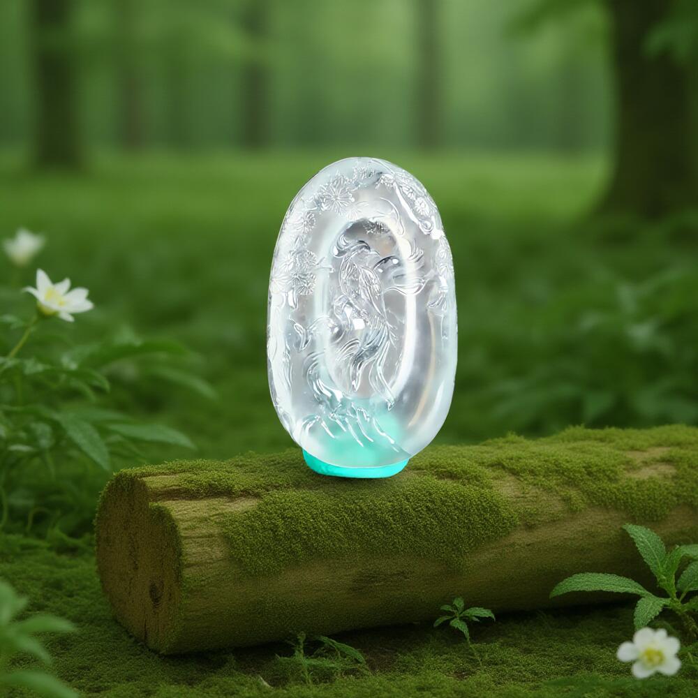 碧月说宝 君子怀瑾·当代和田玉清风专场(五) 玻璃种有凤来仪吊坠