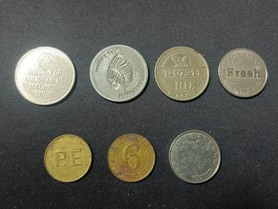 【游宝拍卖】丙午马年第15期 - 各类代币 7枚