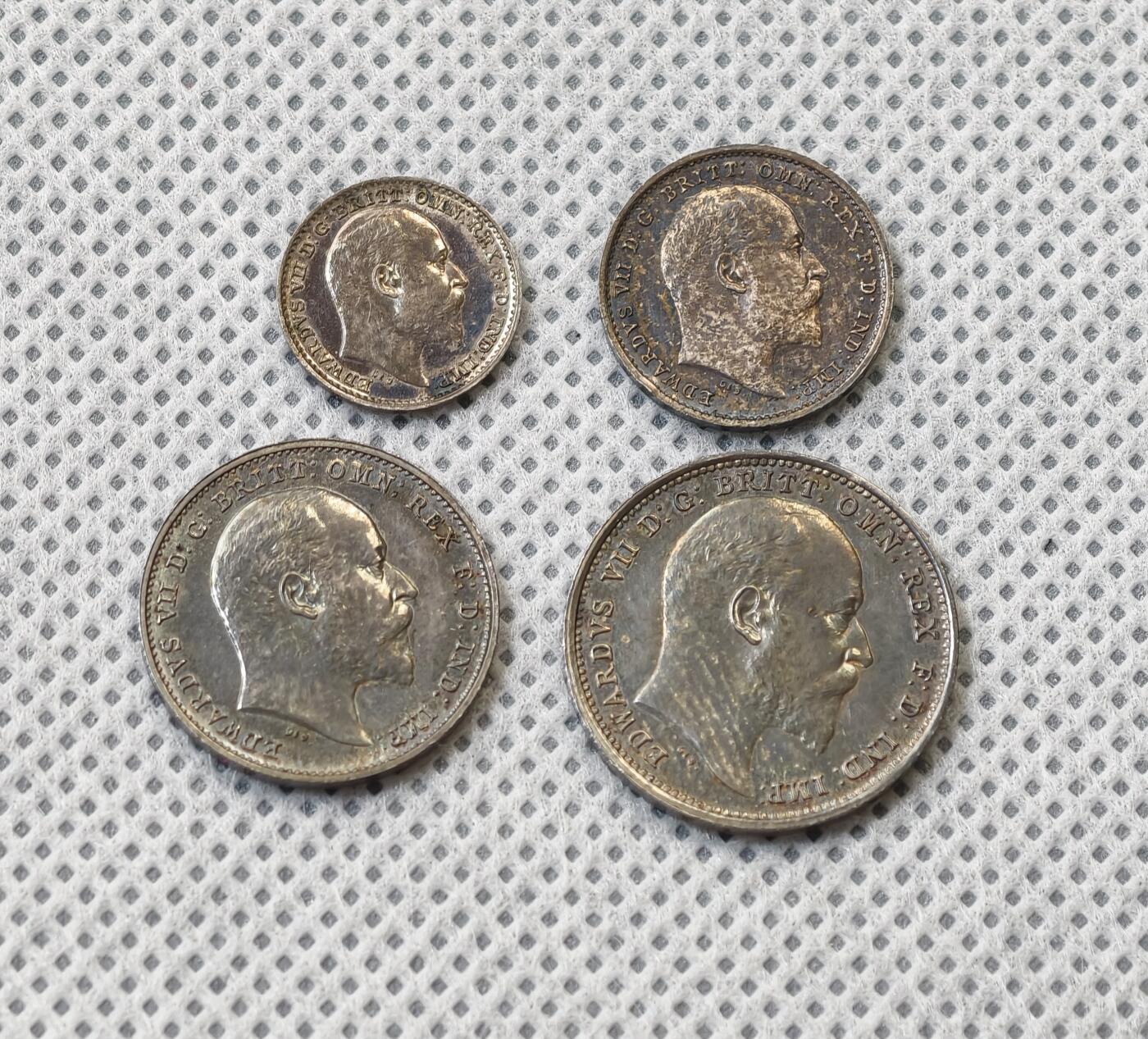 “方寸甄品”甄品场，甄臻铺-世界币章拍卖（第57期，直播拍卖），送拍享返佣金等优惠多多 英国1906年爱德华七世濯足币洗脚币，品相和包浆都非常在线，黑彩耀眼，PL质感，非原盒