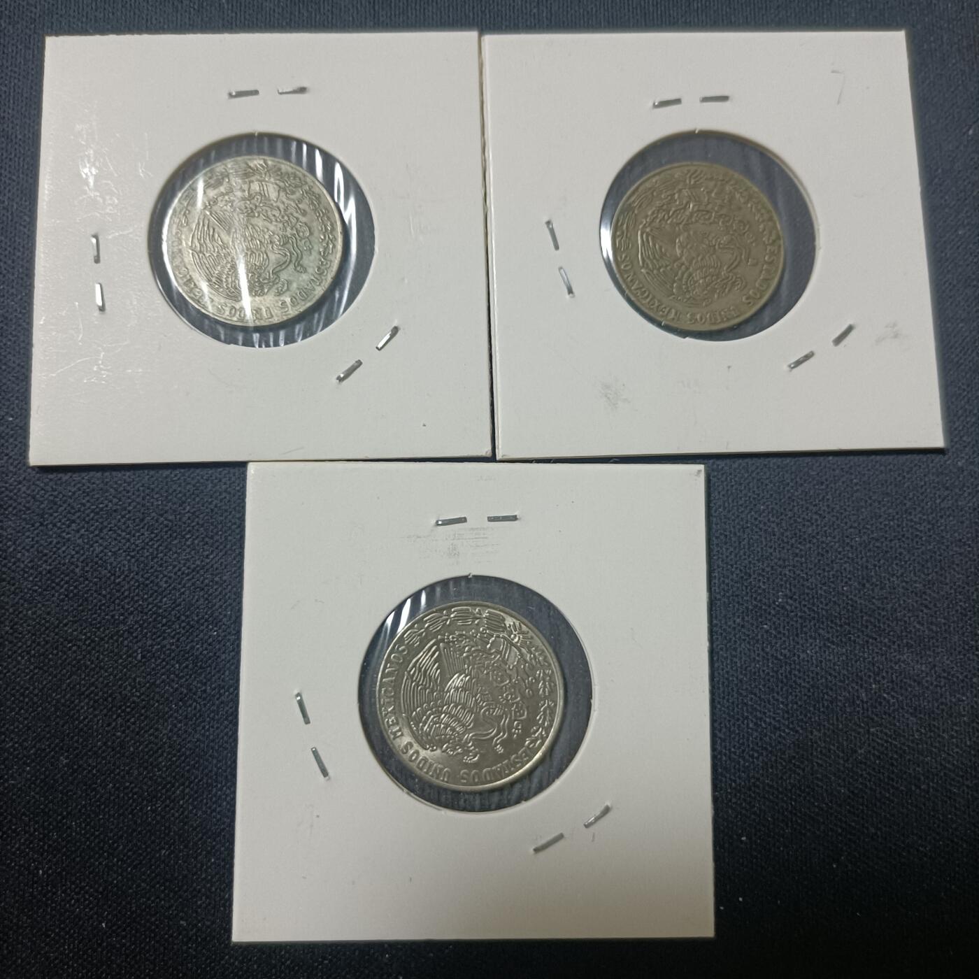 【游宝拍卖】丙午马年第15期 墨西哥 3枚