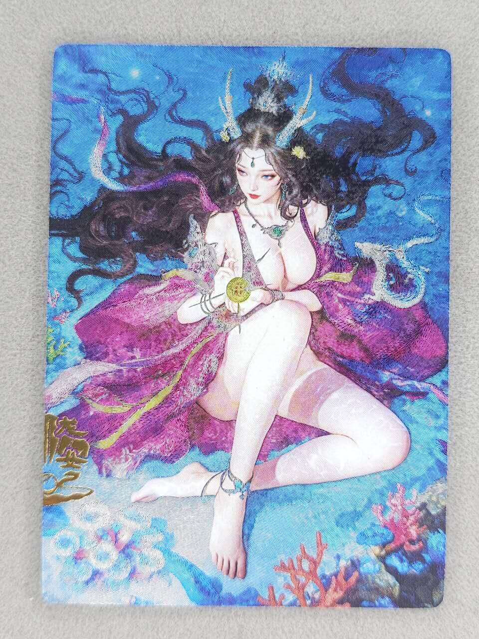 龙虎卡牌-八零场，奇点炸场！！（满200元包邮，无佣金，每周六结拍，欢迎送拍） 粗闪 奇点 玄灵谱 宗RICH - 龙女