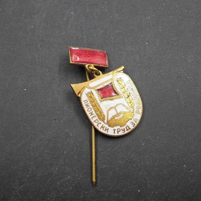 3月28日结束，精品成斌徽章钱币专场（明天继续更新） - 保加利亚先锋队 为祖国而劳动奖章