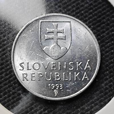 KK钱币收藏小铺  第407期 2月预留时间 周末发货 -  1993斯洛伐克10分