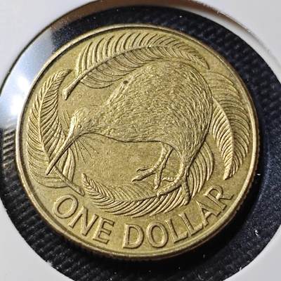 KK钱币收藏小铺  第407期 2月预留时间 周末发货 -  新西兰1元