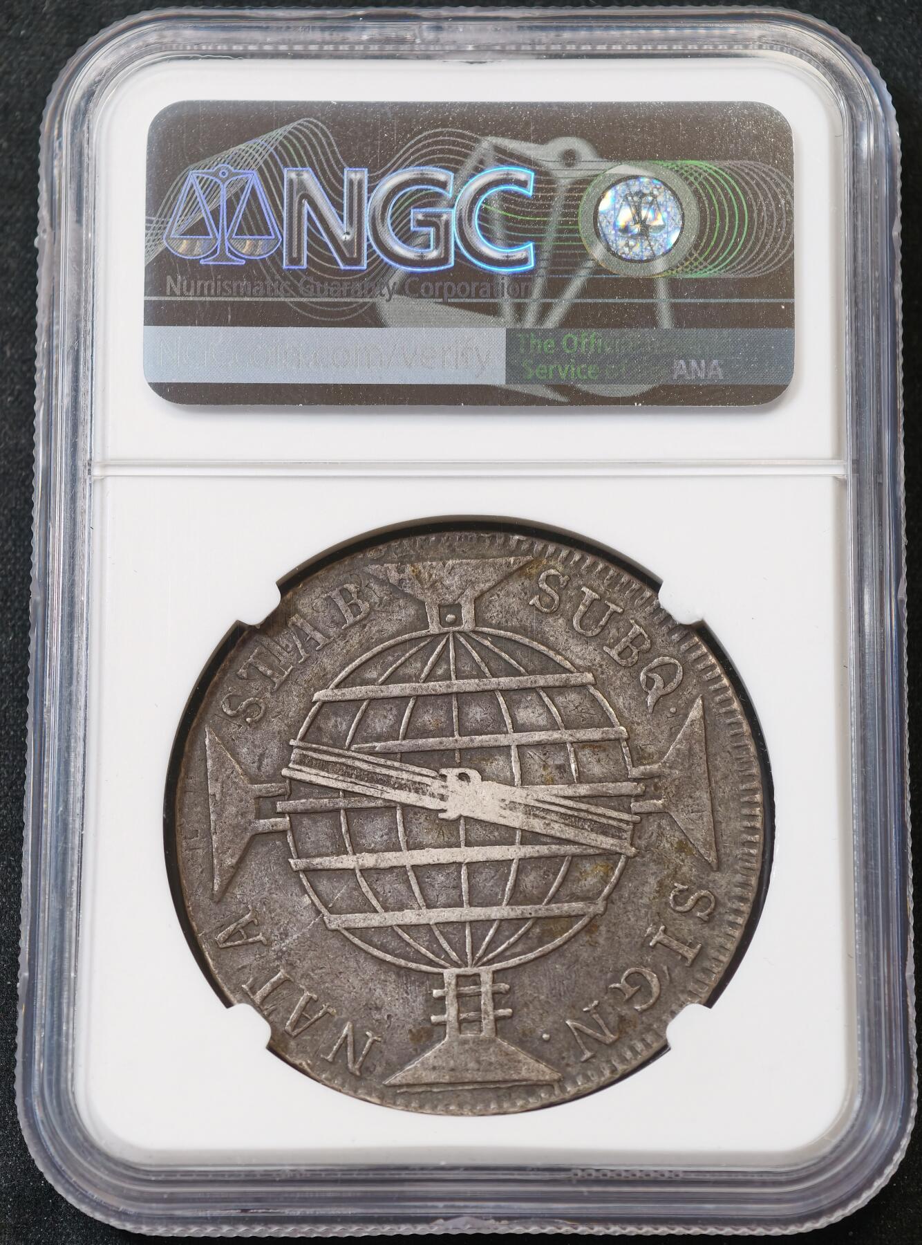 “方寸甄品”甄品场，甄臻铺-世界币章拍卖（第57期，直播拍卖），送拍享返佣金等优惠多多 NGC-XF45 1817R 巴西968R 大银币，包浆醇厚，细节都在