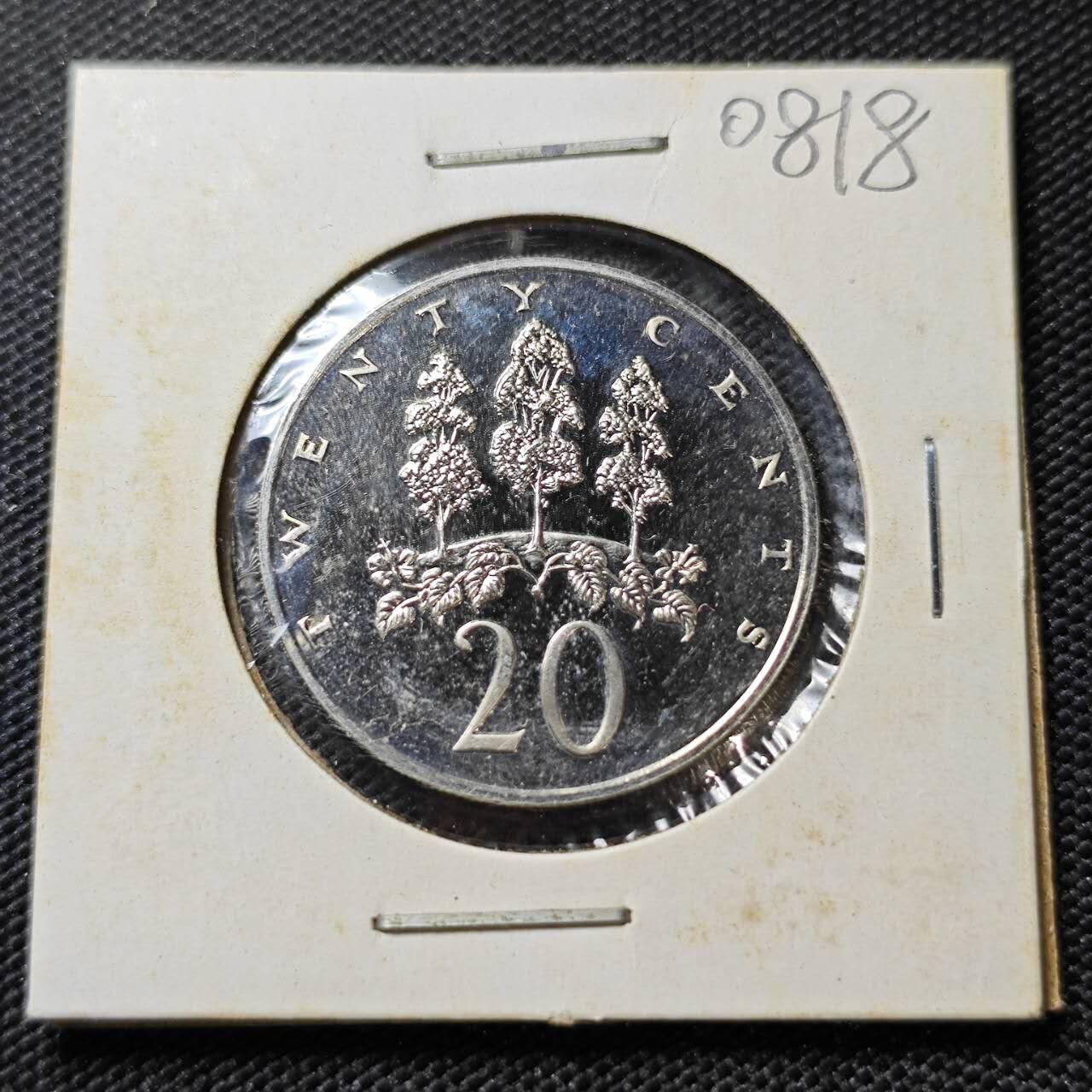 KK钱币收藏小铺  第408期 2月预留时间 周末发货   1976牙买加20分精制币