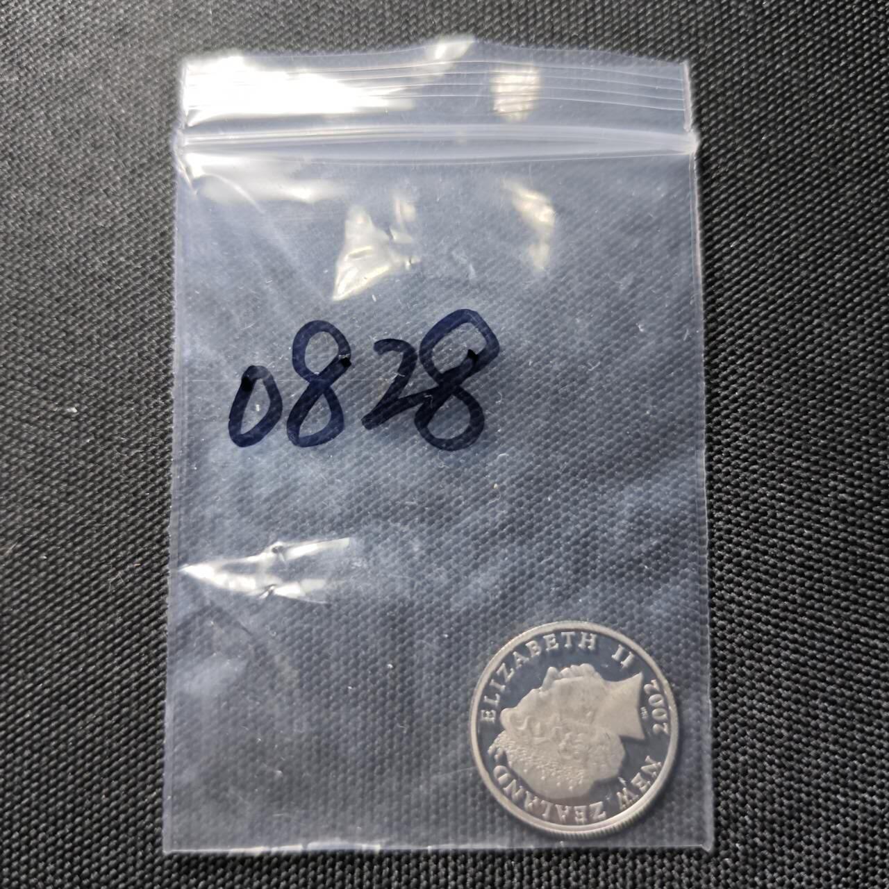 KK钱币收藏小铺  第408期 2月预留时间 周末发货   2002新西兰5分精制币