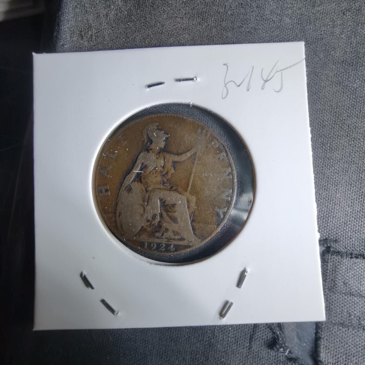 沼泽如烟--第1032场 英国1924年半便士