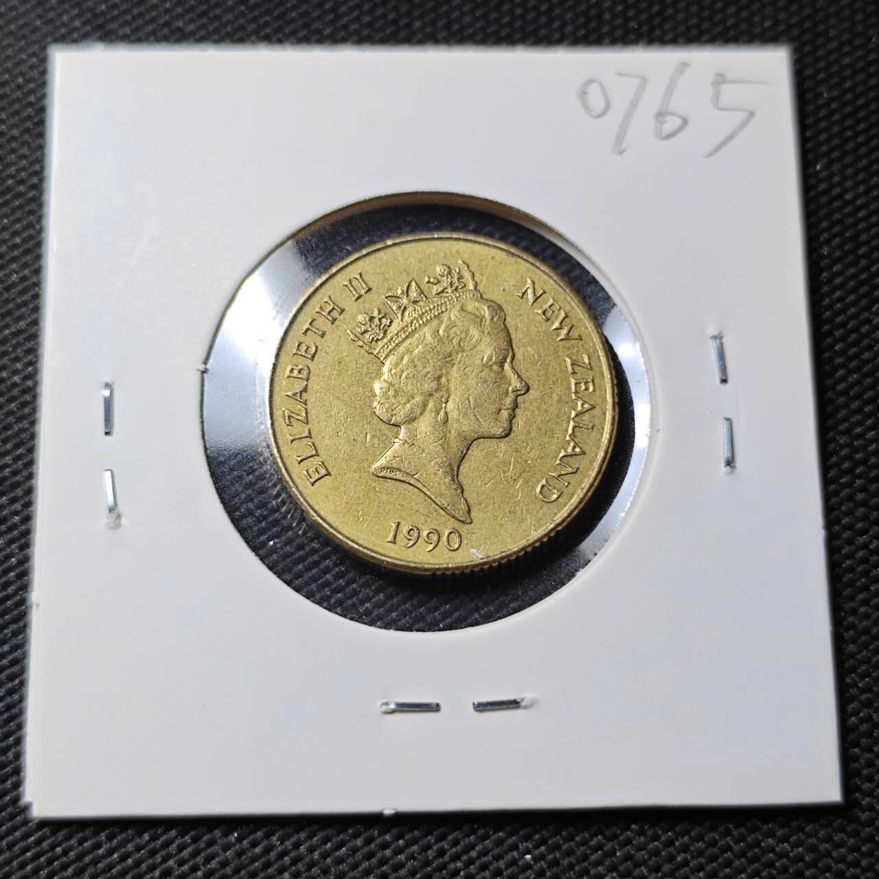 KK钱币收藏小铺  第407期 2月预留时间 周末发货  新西兰1元