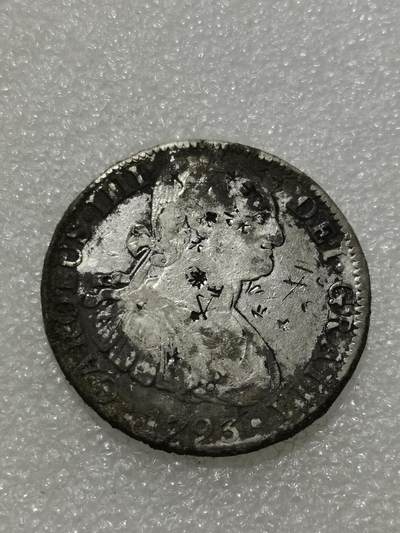 天下钱庄专场欢迎参拍 - 西属墨西哥卡四老双柱银币