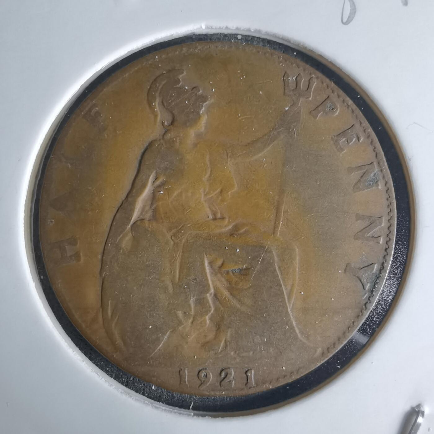 沼泽如烟--第1032场 英国1921年半便士