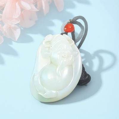 碧月说宝 君子怀瑾·当代和田玉清风专场(五) - 和田玉籽料财神挂件