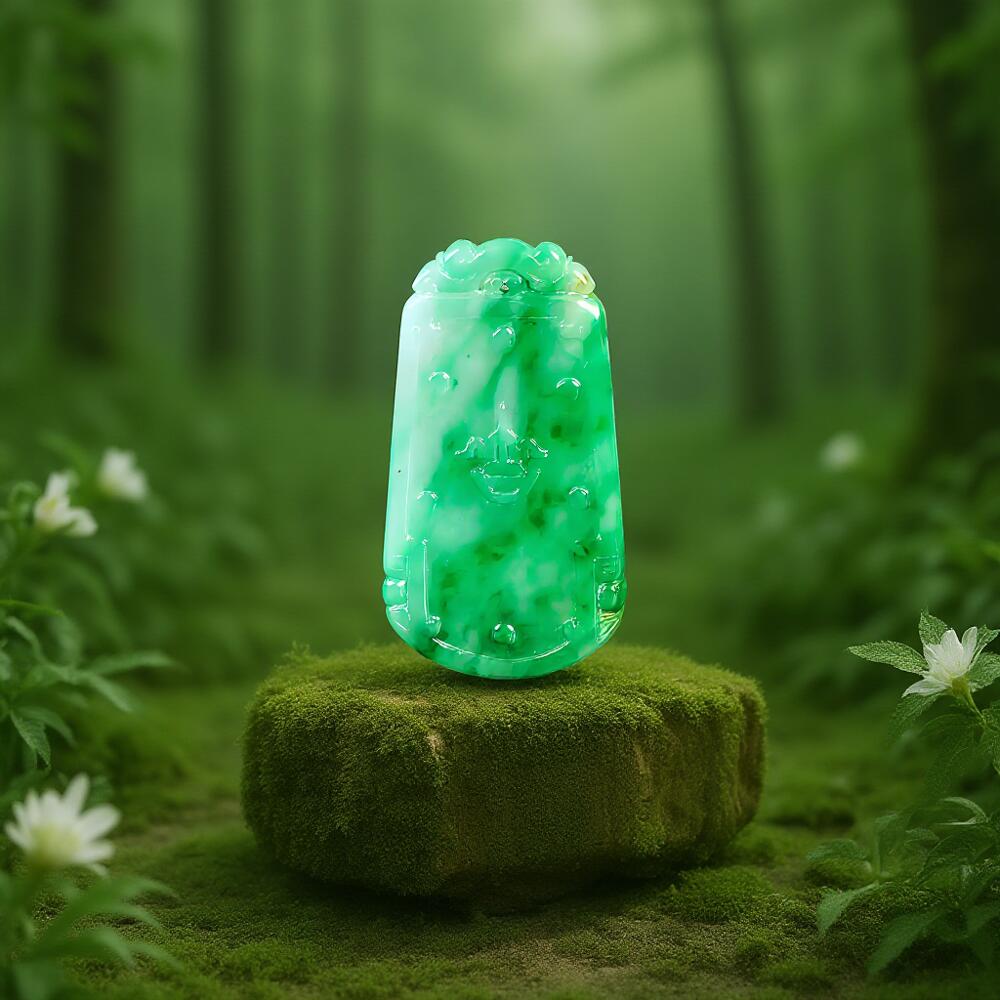 碧月说宝 君子怀瑾·当代和田玉清风专场(五) 冰糯种飘绿兰梅双雀