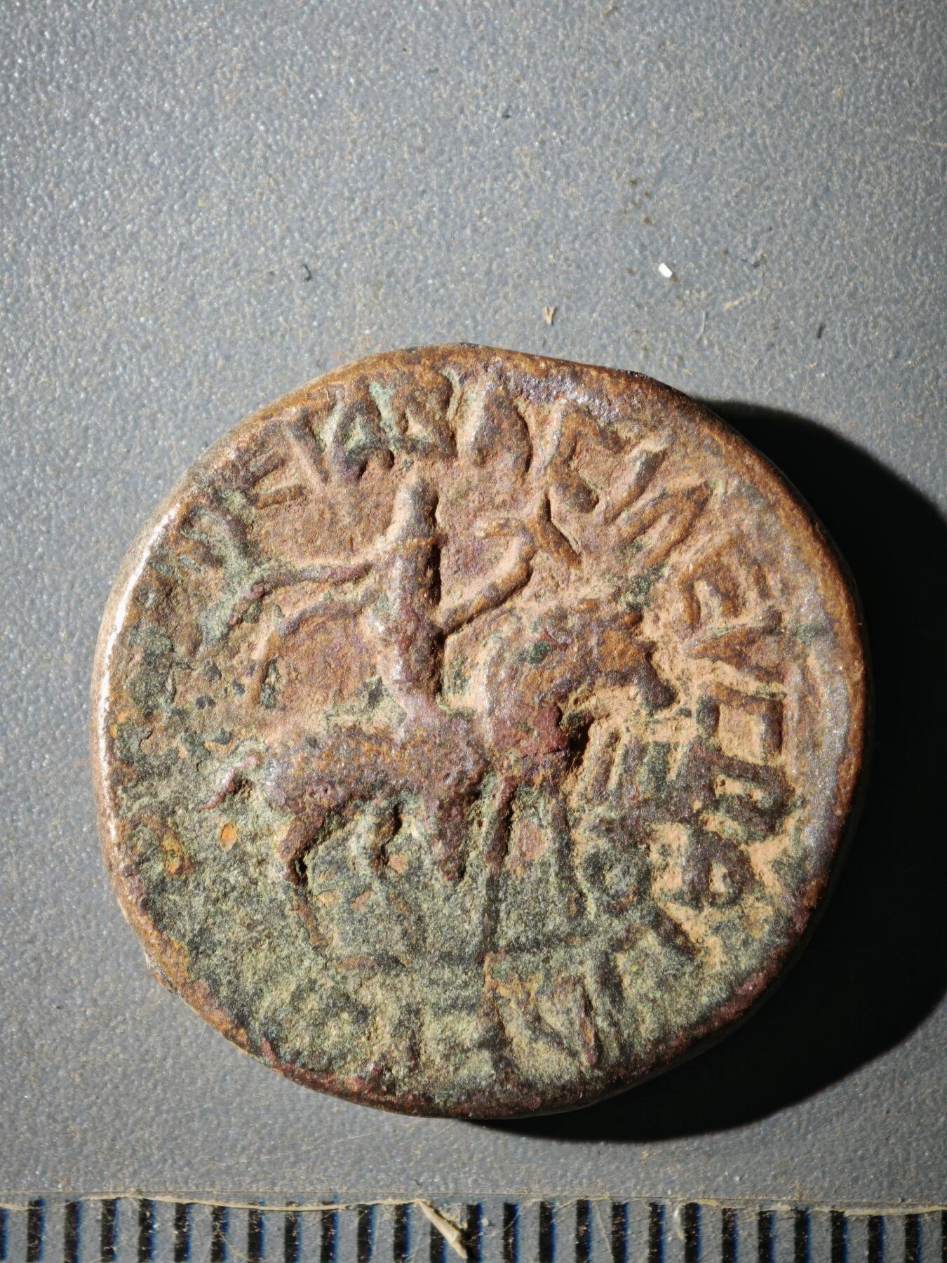 123期新疆红钱粟特钱币丝路钱币专场 F2丝路铜币版式