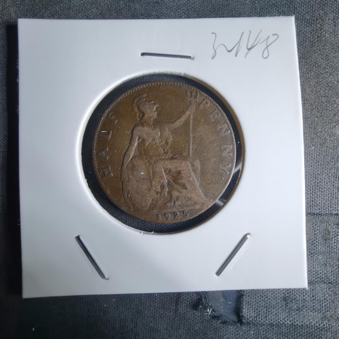 沼泽如烟--第1032场 英国1925年半便士