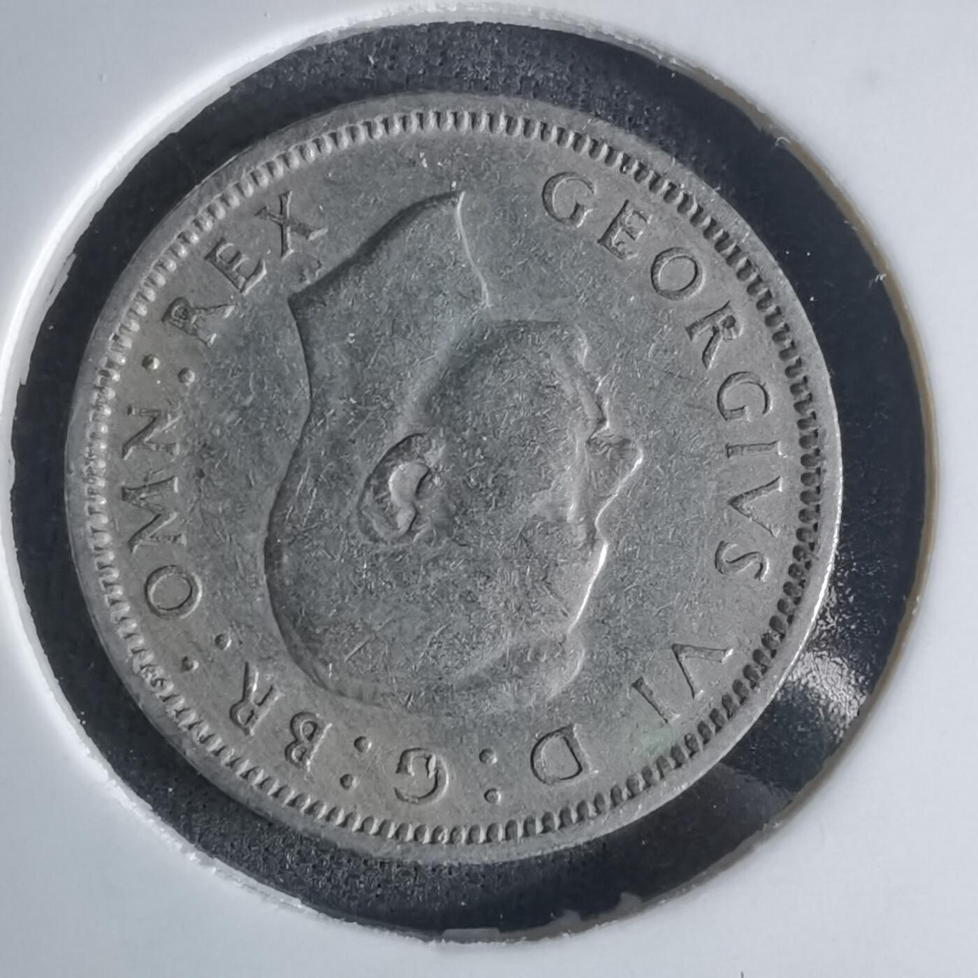 沼泽如烟--第1032场 英国1948年6便士