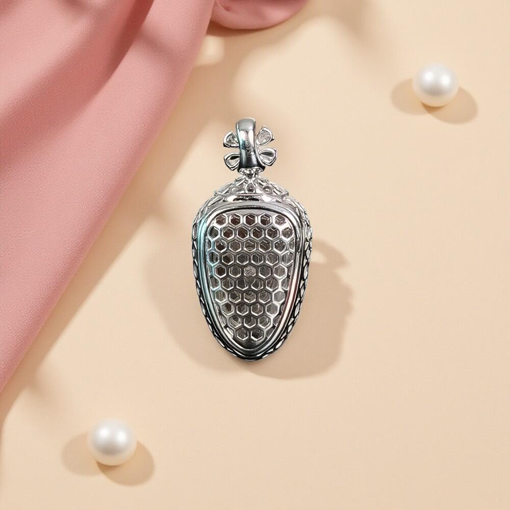 碧月说宝 君子怀瑾·当代和田玉清风专场(五) 18k镶钻高冰正阳绿金枝玉叶