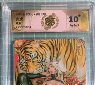 C先生 第25期 零抽层免费代拍  持续收拍品中  需要送拍的老板可以加微私聊 - 【炫彩】焱卡文化×黑暗王朝《生肖姬》寅虎 10星