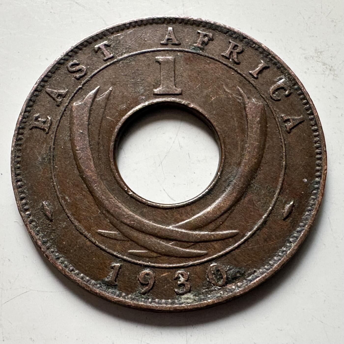 🌹外币初藏🌹🐯2026年第34场   每周二四六晚8️⃣点 接代拍 英属东非 1930年 1分 