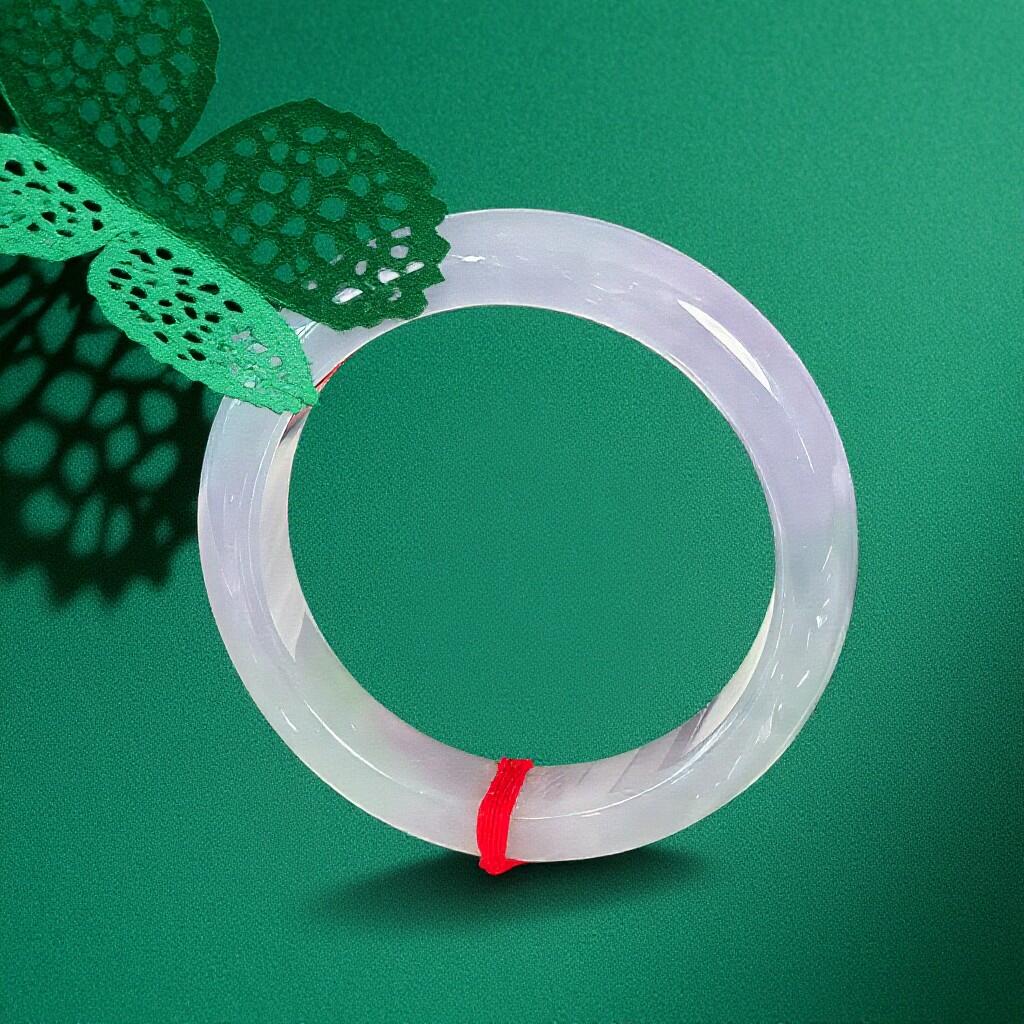 碧月说宝 君子怀瑾·当代和田玉清风专场(五) 冰种紫罗兰手镯