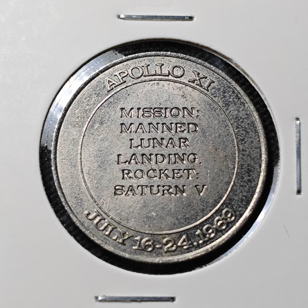 KK钱币收藏小铺  第407期 2月预留时间 周末发货  美国航天纪念铜章